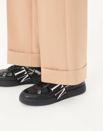 Bantlı Düşük Bilekli Dana Derisi Vl7N Sneaker