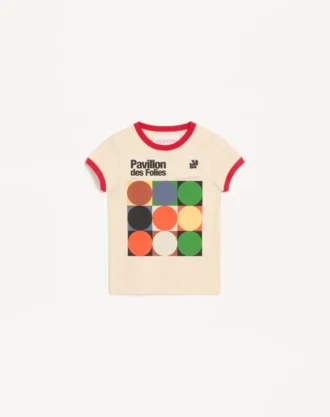 Baskılı Pamuklu Jersey T-Shirt