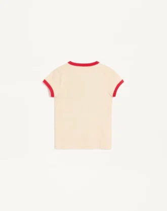 Baskılı Pamuklu Jersey T-Shirt