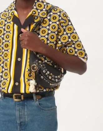 Bulles Royales Baskılı Pamuk Poplin Bowling Gömlek