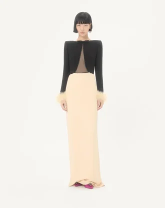 Cady Couture Uzun Tüylü Elbise