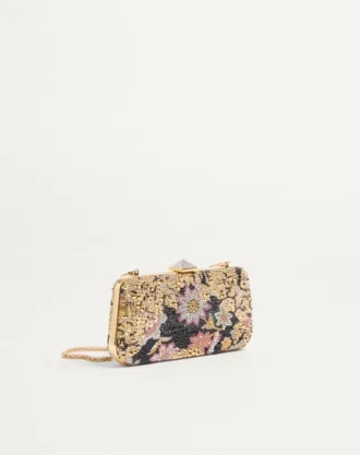 Carry Secrets Minaudiere, Apres L’Hiver Motifli Yapay Elmaslı