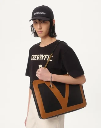 Cherryfic Baskılı Pamuklu T-Shirt