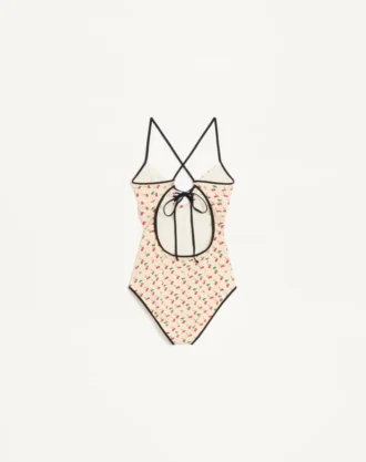 Cherryfic Likralı Tek Parça Mayo