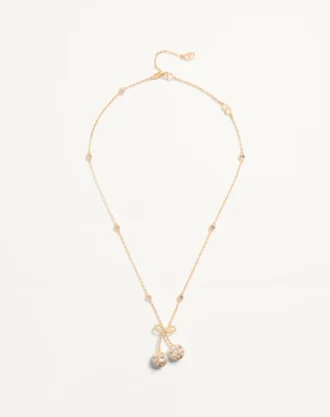 Cherryfic Metal ve Swarovski® Kristal Kolye