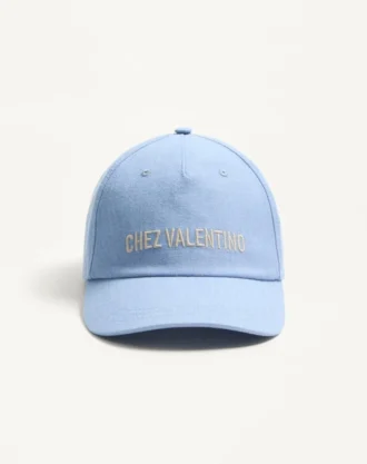 Chez Valentino Nakışlı Denim Beyzbol Şapkası