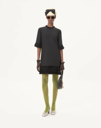 Crepe Couture Kısa Elbise