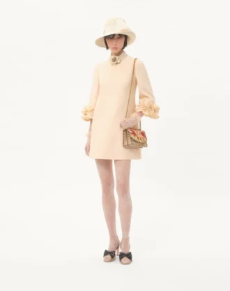 Crepe Couture Kısa Elbise