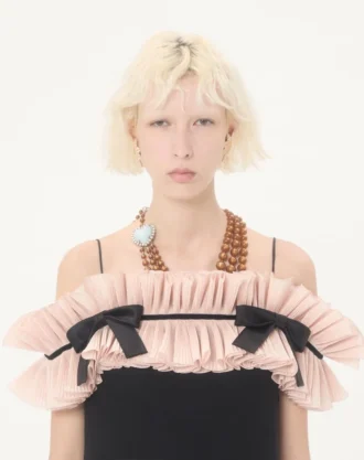 Crepe Couture Kısa Elbise