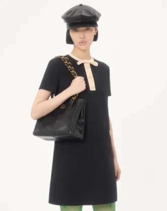 Crepe Couture Kısa Elbise