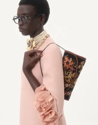 Crepe Couture Midi Elbise