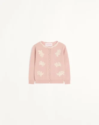 Dantel Detaylı Nakışlı Hırka