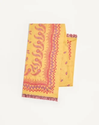 Degradé Tüy Desenli Pamuk ve İpek Escape Pareo