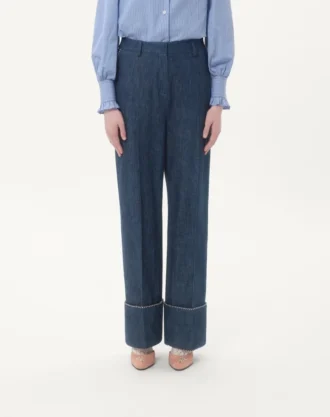 Denim Chambray Pantolon