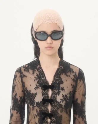 Fiyonklu Dantel Gömlek