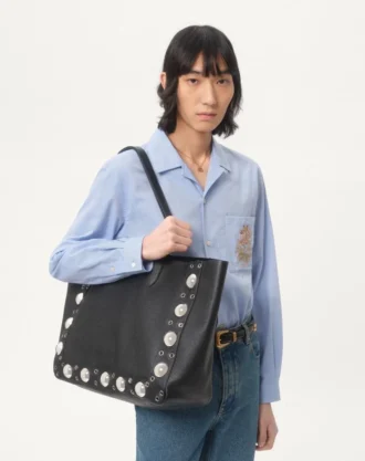 Çiçek İşlemeli Oxford Pamuk Gömlek