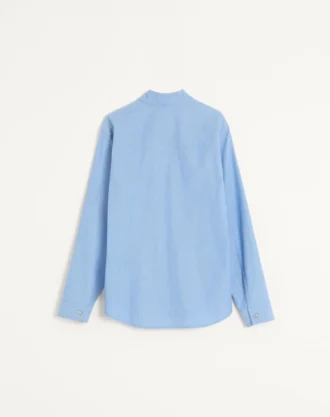 Kabaşonlu Denim Gömlek