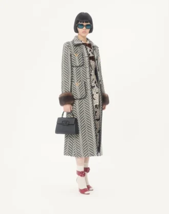 Küçük Vsling Grainy Dana Derisi El Çantası