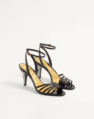 Ladycrush Kristalli 85 mm Patent Deri Sandal