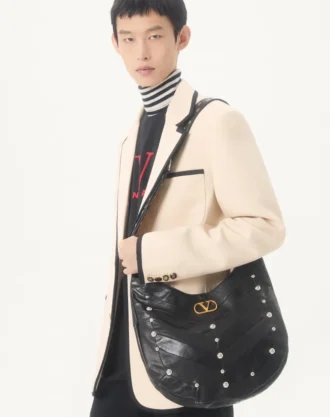 Made In Valentino Baskılı Valentino Pamuklu Tişört