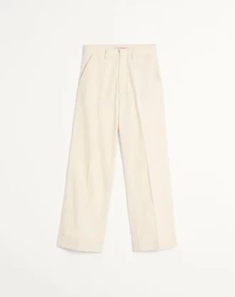 Manşetli Denim Pantolon