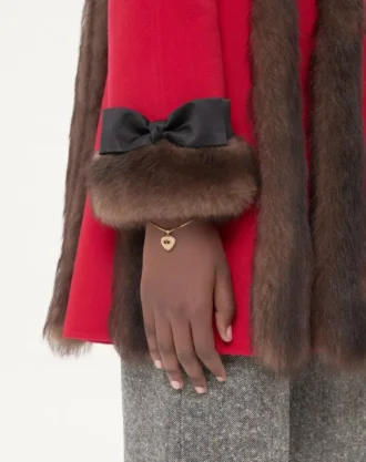 Metal, Emaye ve Swarovski® Kristallerden Coeur Royal Bileklik