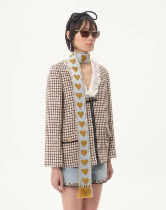 Metalik Elyaflı Antibes Eşarp