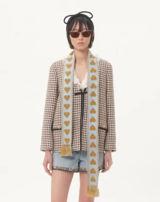 Metalik Elyaflı Antibes Eşarp