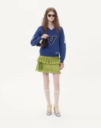 Nakışlı Pamuklu Sweatshirt