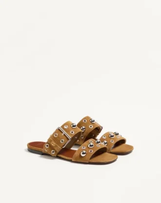 Nellcôte Kabuk Deri Slayt Sandal