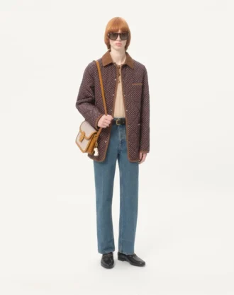 Opticool Baskılı Kapitone Naylon Ceket