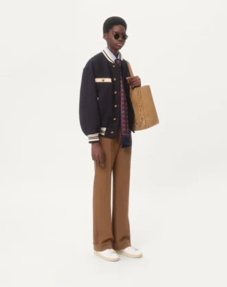 Pamuklu Tweed Bomber