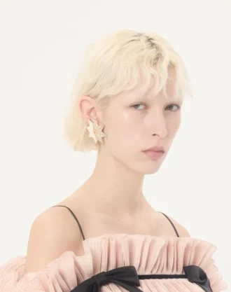 Pas Plus Metal, Emaye ve Swarovski® Kristal Küpeler