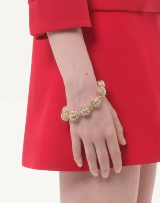 Poetiques Des Gouttes Metal ve Swarovski® Kristal Bileklik