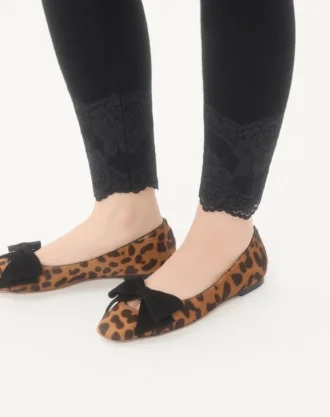 Pony Efektli Dana Derisi Bowow Ballerina