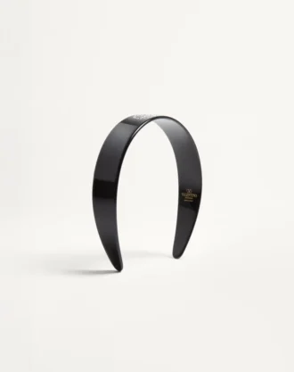 Reçine, Metal ve Kristallerden Vlogo Signature Saç Bandı