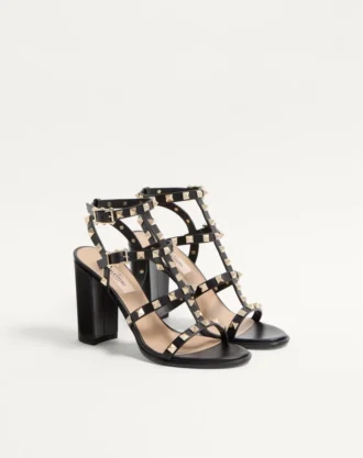 Rockstud Ayak Bileği Kayışlı Sandal 90 Mm