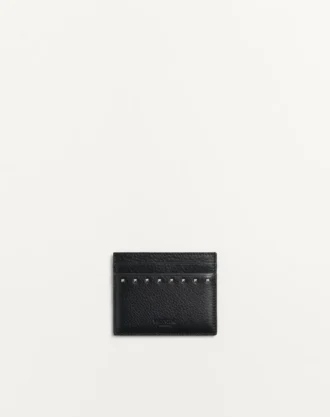 Rockstud Grainy Calfskin Kartlık
