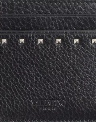 Rockstud Grainy Calfskin Kartlık