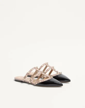 Rockstud Patent Deri Mule