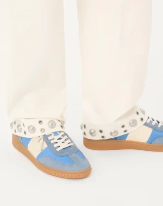 Upvillage Düşük Bilekli Sneaker, Kabuk Deri ve Naylon