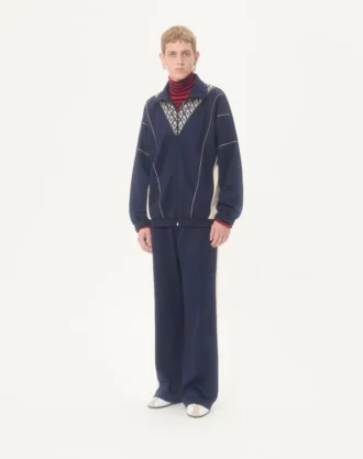 Valentino Asetat Sweatshirt, Fermuarlı ve Tout La V Baskı