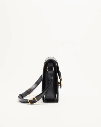 Valentino Garavani 9To5 Pürüzsüz Dana Derisi Omuz Çantası