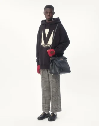 Valentino Garavani Antibes Orta Boy Deri Alışveriş Çantası