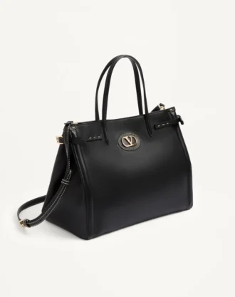 Valentino Garavani Antibes Orta Boy Deri Alışveriş Çantası