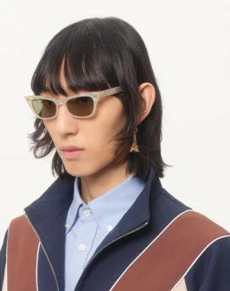 Valentino Garavani Chez Valentino Metal ve Swarovski® Kristallerden Tek Küpe