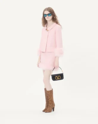 Valentino Garavani Locò Küçük Omuz Çantası, Dana Derisi