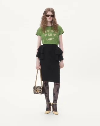 Valentino Garavani Vain Küçük Omuz Çantası, Pony Efektli Dana Derisi, Animalier Baskı