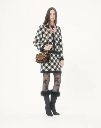 Valentino Garavani Vain Nakışlı Omuz Çantası