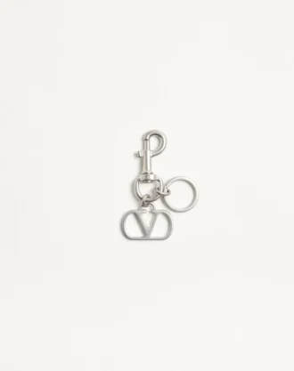 Valentino Garavani Vlogo İmza Metal Çanta Charm ve Anahtarlık